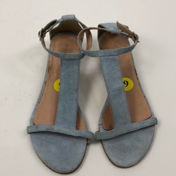 A. Giannetti Kendra Blue Strappy Sandals, Size 9 - Picture 5 of 6